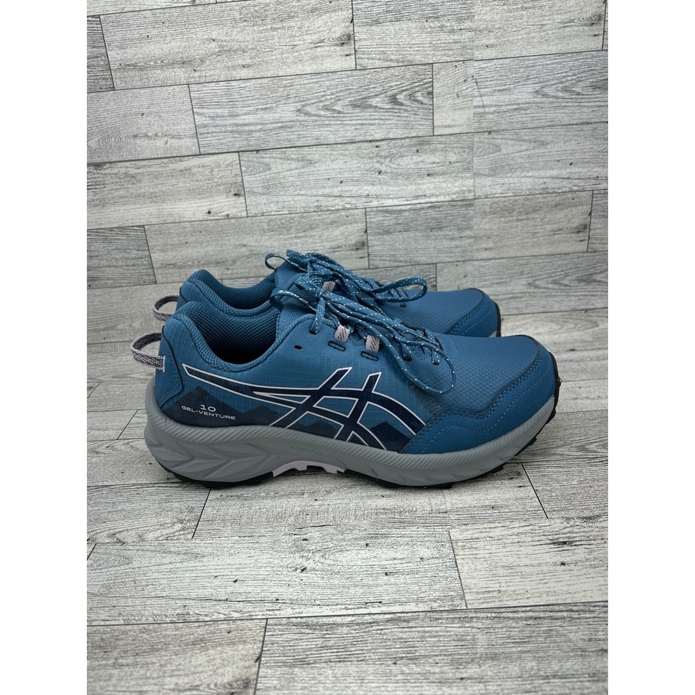 NWOT Like New ASICS Gel Venture 10 Women Blue Trail Running Shoes Size 8.5 US - Picture 10 of 15